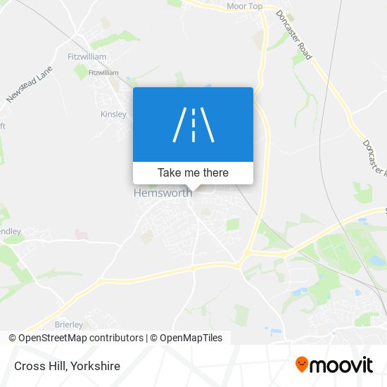 Cross Hill map