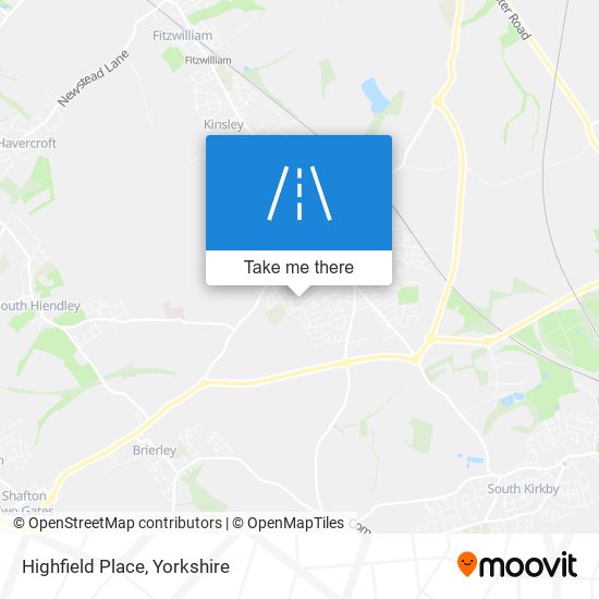Highfield Place map