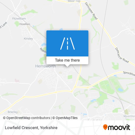 Lowfield Crescent map