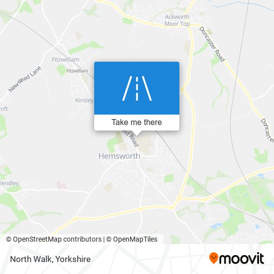North Walk map