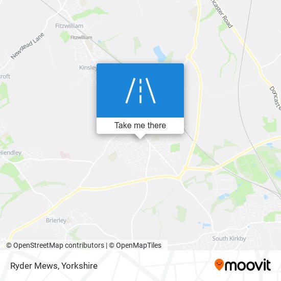 Ryder Mews map