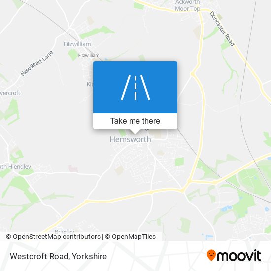 Westcroft Road map