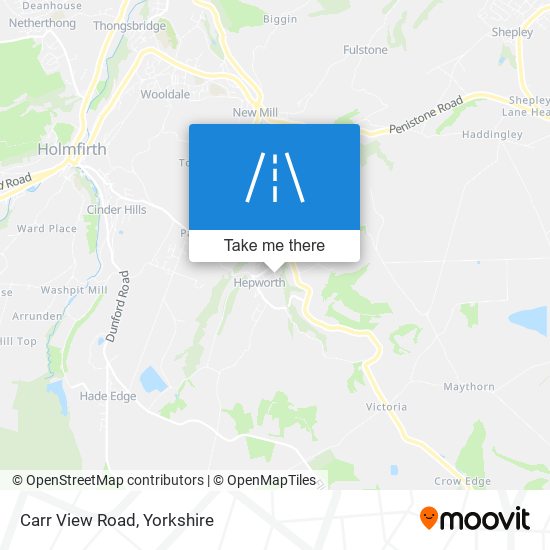 Carr View Road map