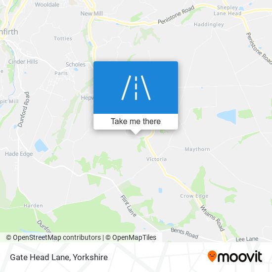 Gate Head Lane map