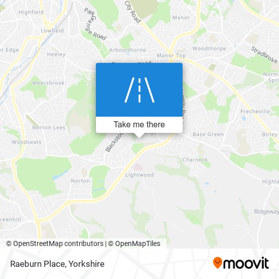 Raeburn Place map