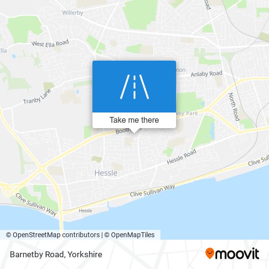 Barnetby Road map