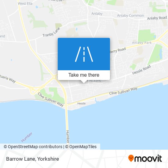 Barrow Lane map