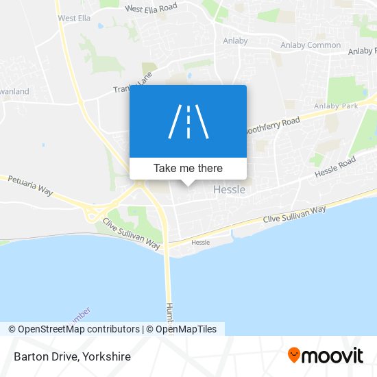 Barton Drive map