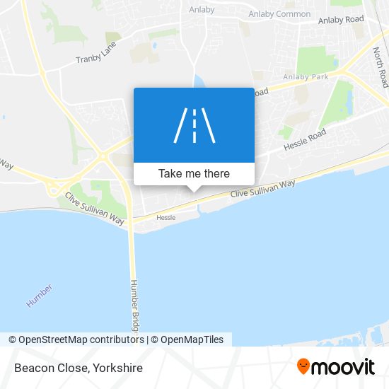 Beacon Close map