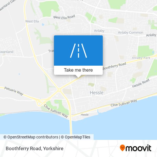 Boothferry Road map