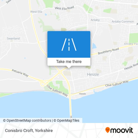 Conisbro Croft map