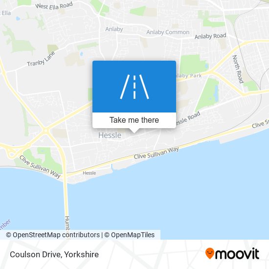 Coulson Drive map
