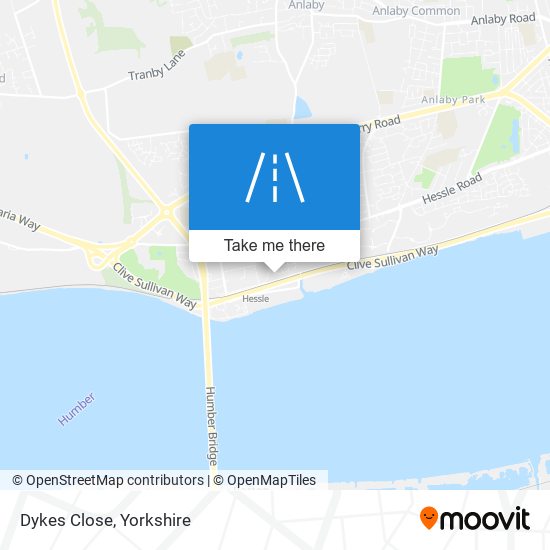 Dykes Close map