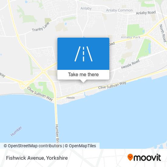 Fishwick Avenue map