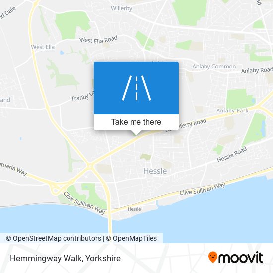 Hemmingway Walk map
