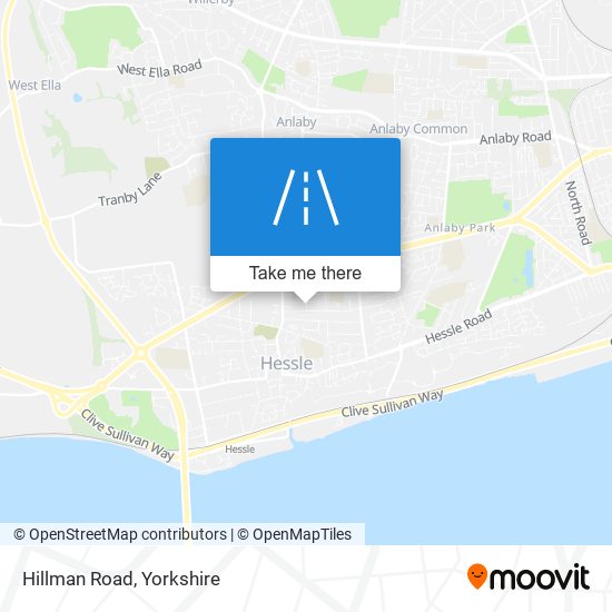 Hillman Road map