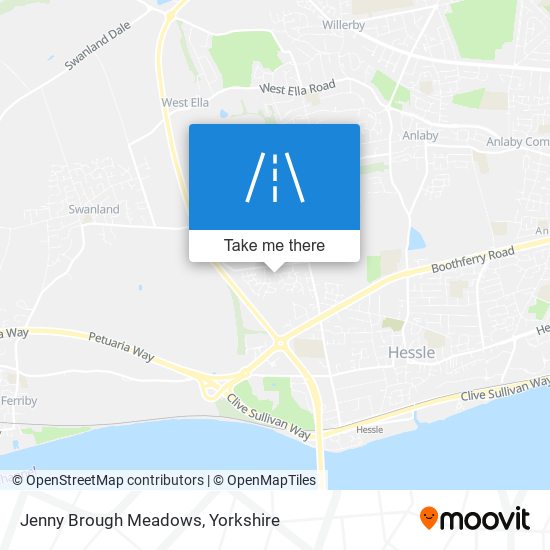 Jenny Brough Meadows map