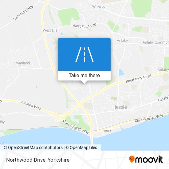 Northwood Drive map