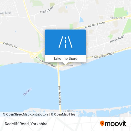 Redcliff Road map