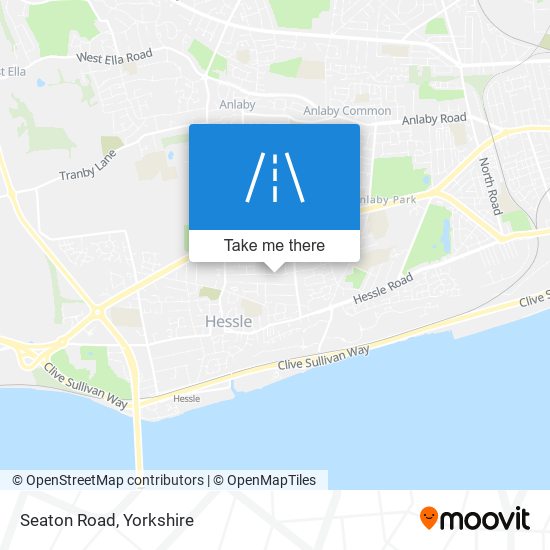 Seaton Road map