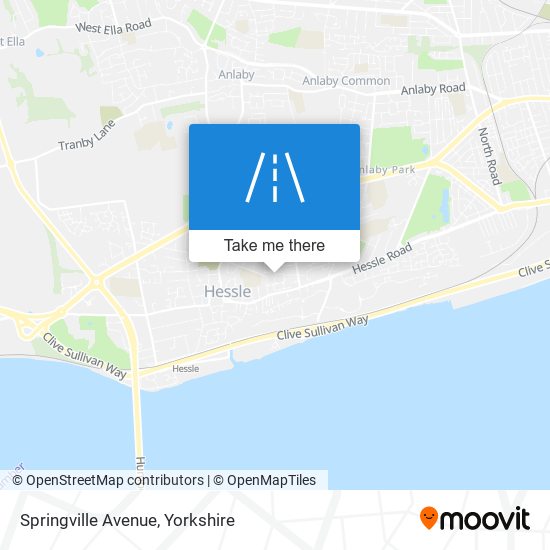 Springville Avenue map