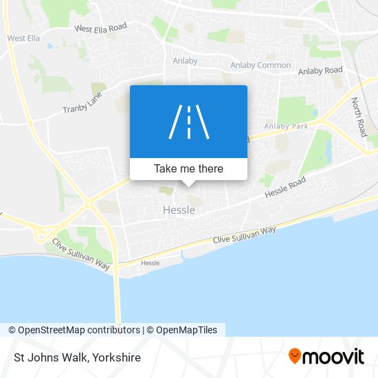 St Johns Walk map