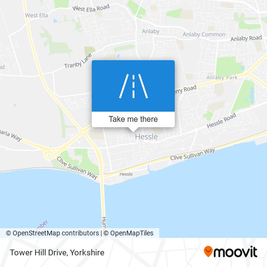Tower Hill Drive map
