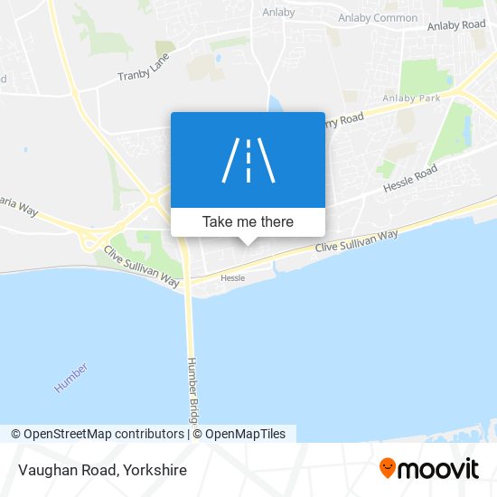 Vaughan Road map