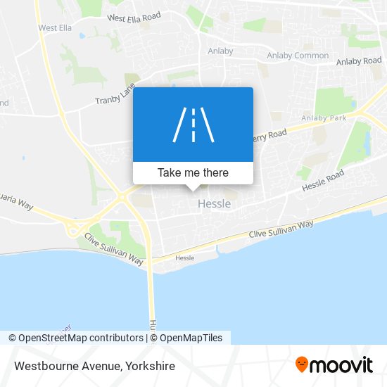 Westbourne Avenue map