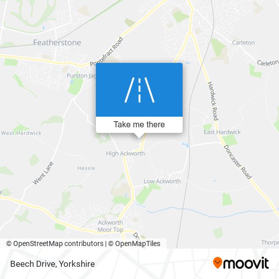 Beech Drive map