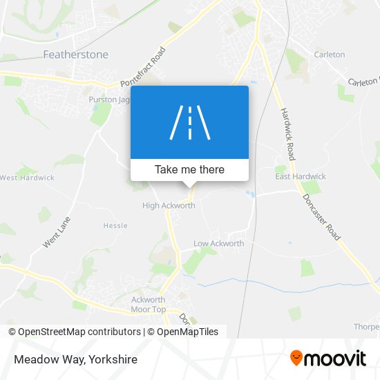 Meadow Way map