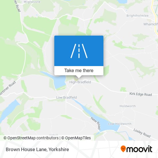 Brown House Lane map
