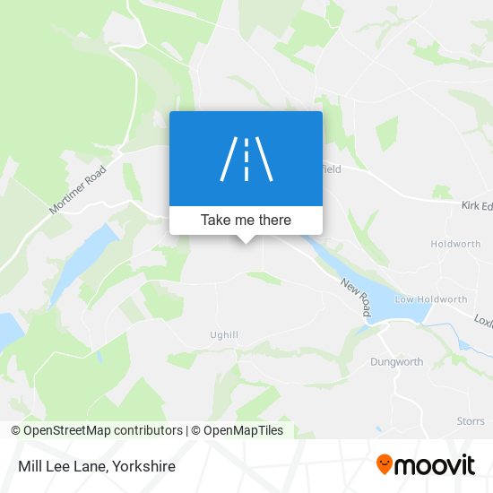 Mill Lee Lane map