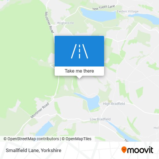 Smallfield Lane map
