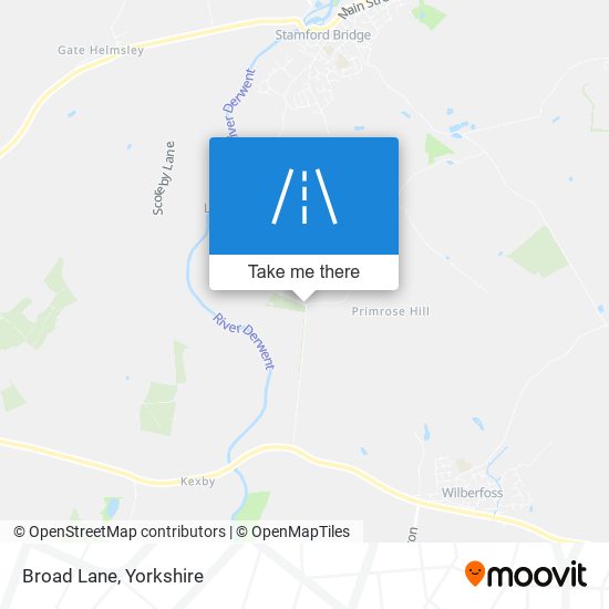 Broad Lane map