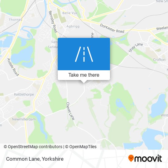 Common Lane map