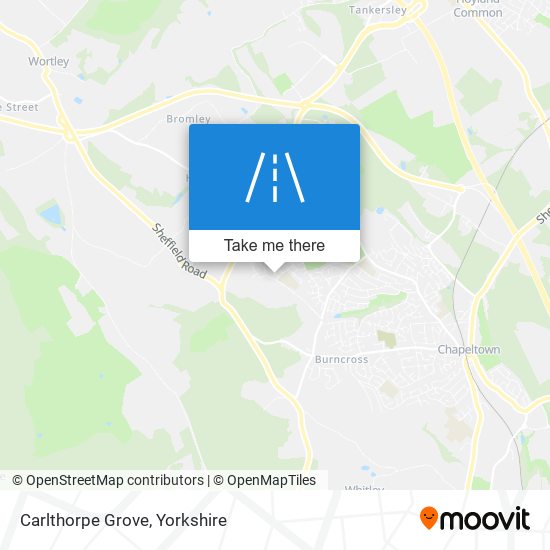 Carlthorpe Grove map