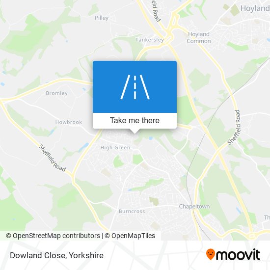 Dowland Close map