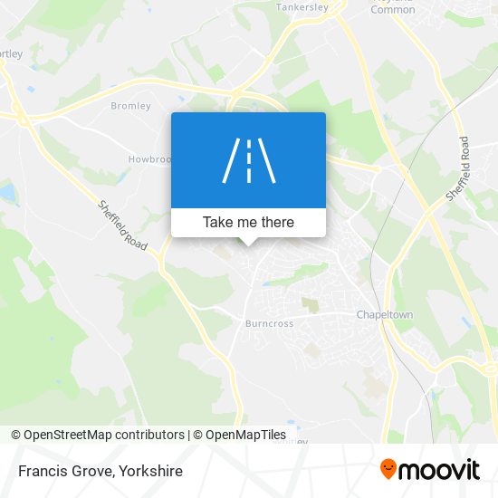 Francis Grove map
