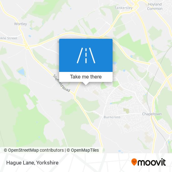 Hague Lane map