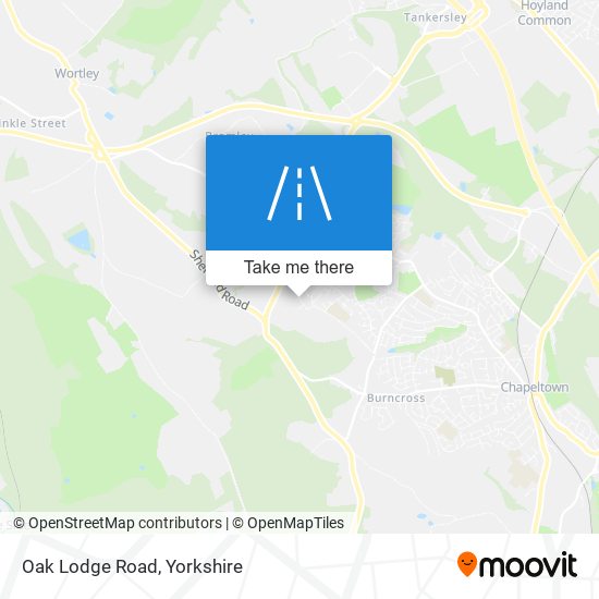 Oak Lodge Road map