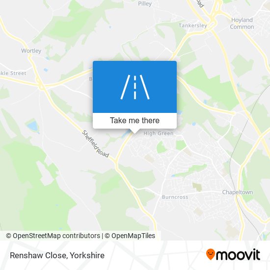 Renshaw Close map