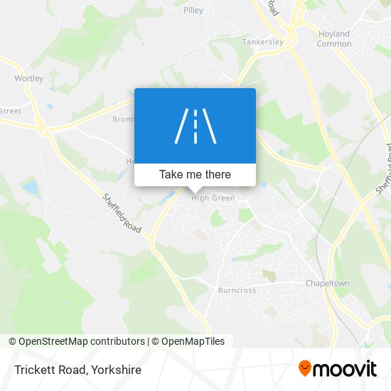 Trickett Road map