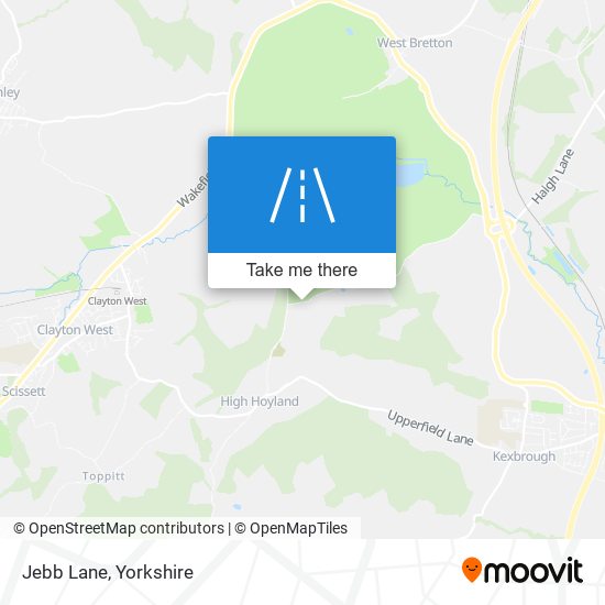 Jebb Lane map