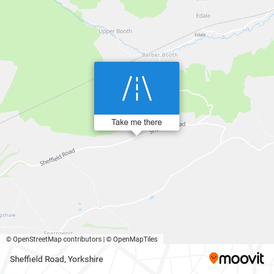 Sheffield Road map