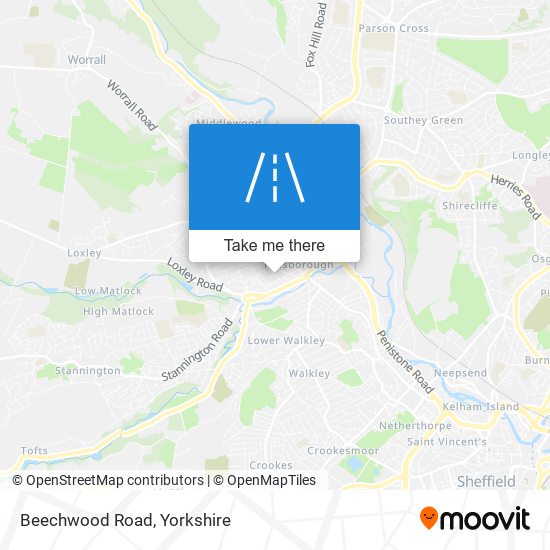 Beechwood Road map