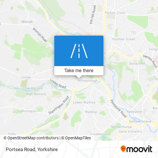Portsea Road map