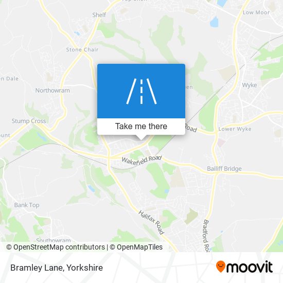 Bramley Lane map