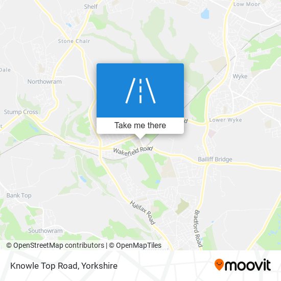 Knowle Top Road map