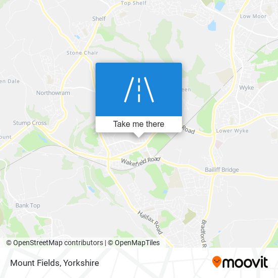Mount Fields map